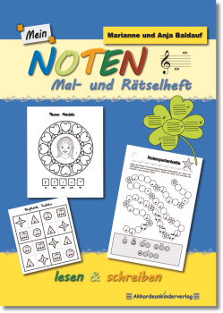 Noten Mal- und Rätselheft